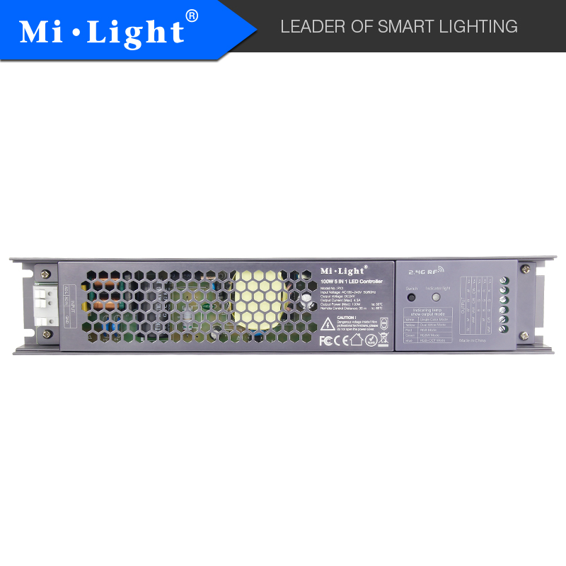 Miboxer LED tápegység és vezérlő egyben 100W 24V színes és fehér szalagokhoz