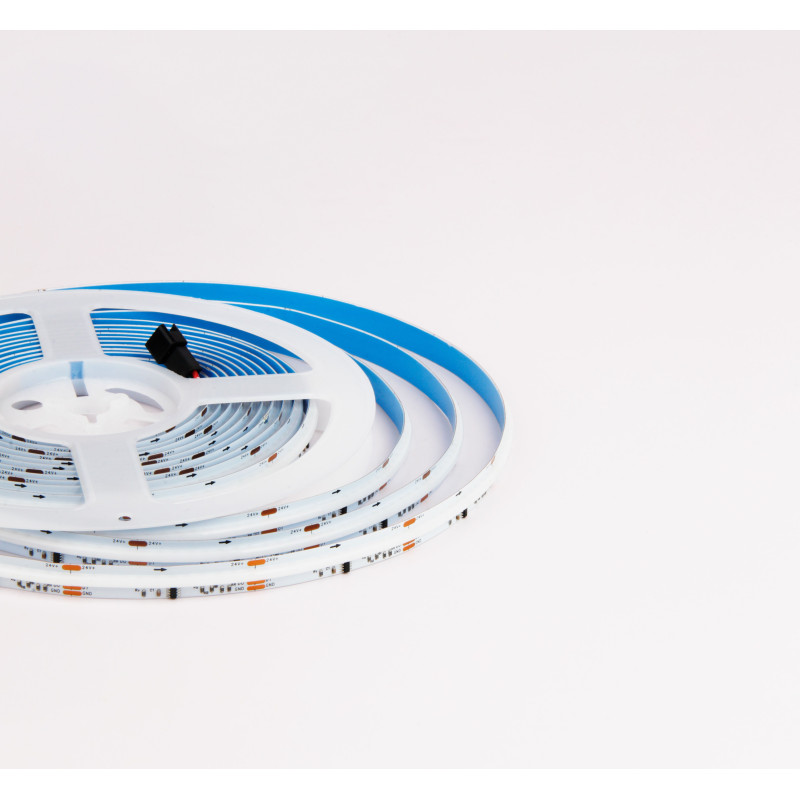 Miboxer SPI WS2811 RGB COB digitális futófény LED szalag 24VDC 10W/m