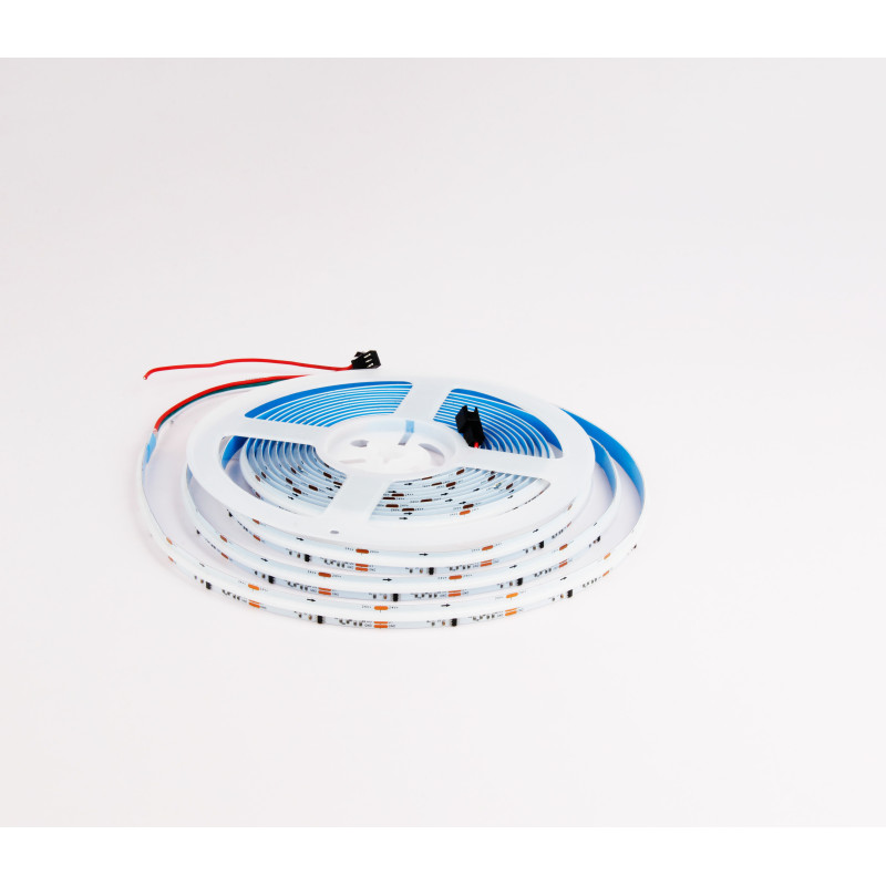 Miboxer SPI WS2811 RGB COB digitális futófény LED szalag 24VDC 10W/m