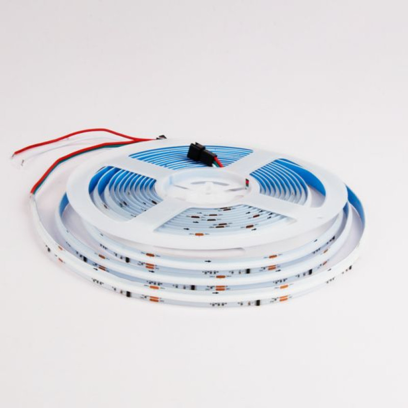 Miboxer SPI WS2814 RGBW COB digitális futófény LED szalag 24VDC 7W/m
