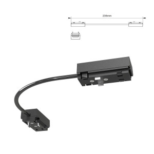 Miboxer Type26 sarok csatlakozó 90 fokos mágneses sínrendszerhez