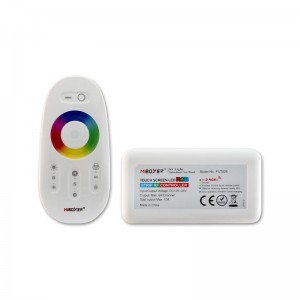 Miboxer RGB LED szalag vezérlő és távirányító RF 12-24V 10A