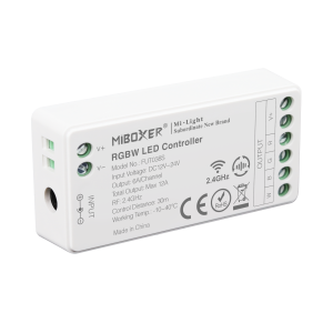 Miboxer RGBW Rádiós LED szalag vezérlő 12/24V 12A 144/288W