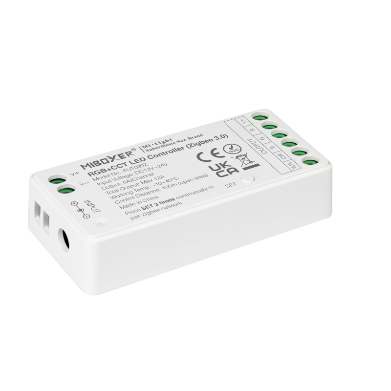 Miboxer Full Color RGB-CCT Zigbee 3.0 LED szalag vezérlő12-24V