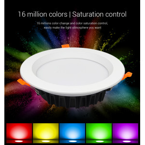 Miboxer RGB+CCT színes és változtatható fehér kerek LED panel 25W 2000lm