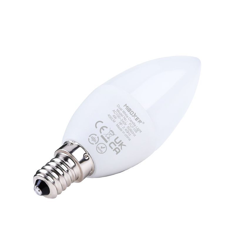 Miboxer (Mi-Light) LED gyertya égő E14 4W 400lm CCT állítható fehér árnyalat