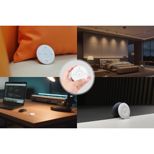 Miboxer mini távirányító CCT (Állítható fehér) tartóval - Fekete