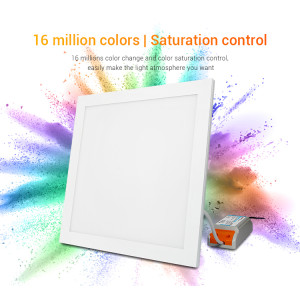 Miboxer RGB-CCT LED panel, 20W, 300x300 mm színes és változtatható fehér,