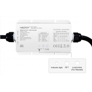 Miboxer kültéri 5in1 LED szalag vezérlő 20A Full Color IP67 12-36V