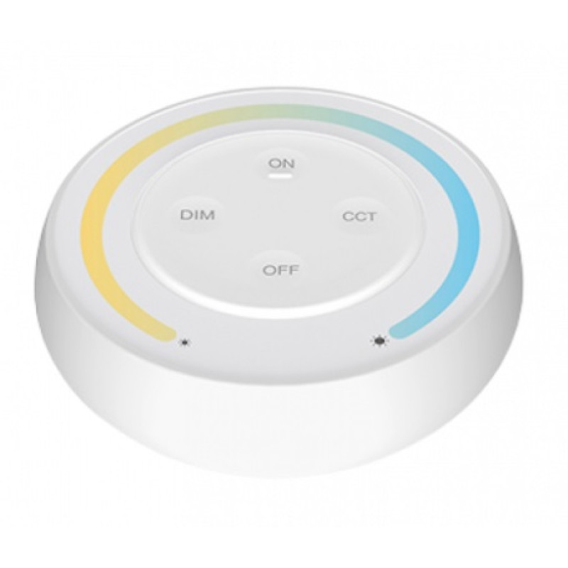 Miboxer Sunrise 1 csatornás CCT kerek rádiós távirányító fehér