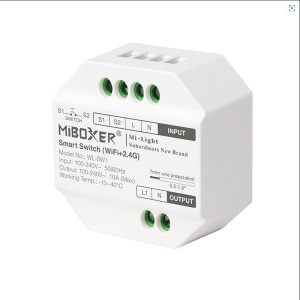 MIBOXER (Mi-Light) TUYA SMART (Push+WiFi+2,4G) Kapcsoló 2300W 10A 230VAC