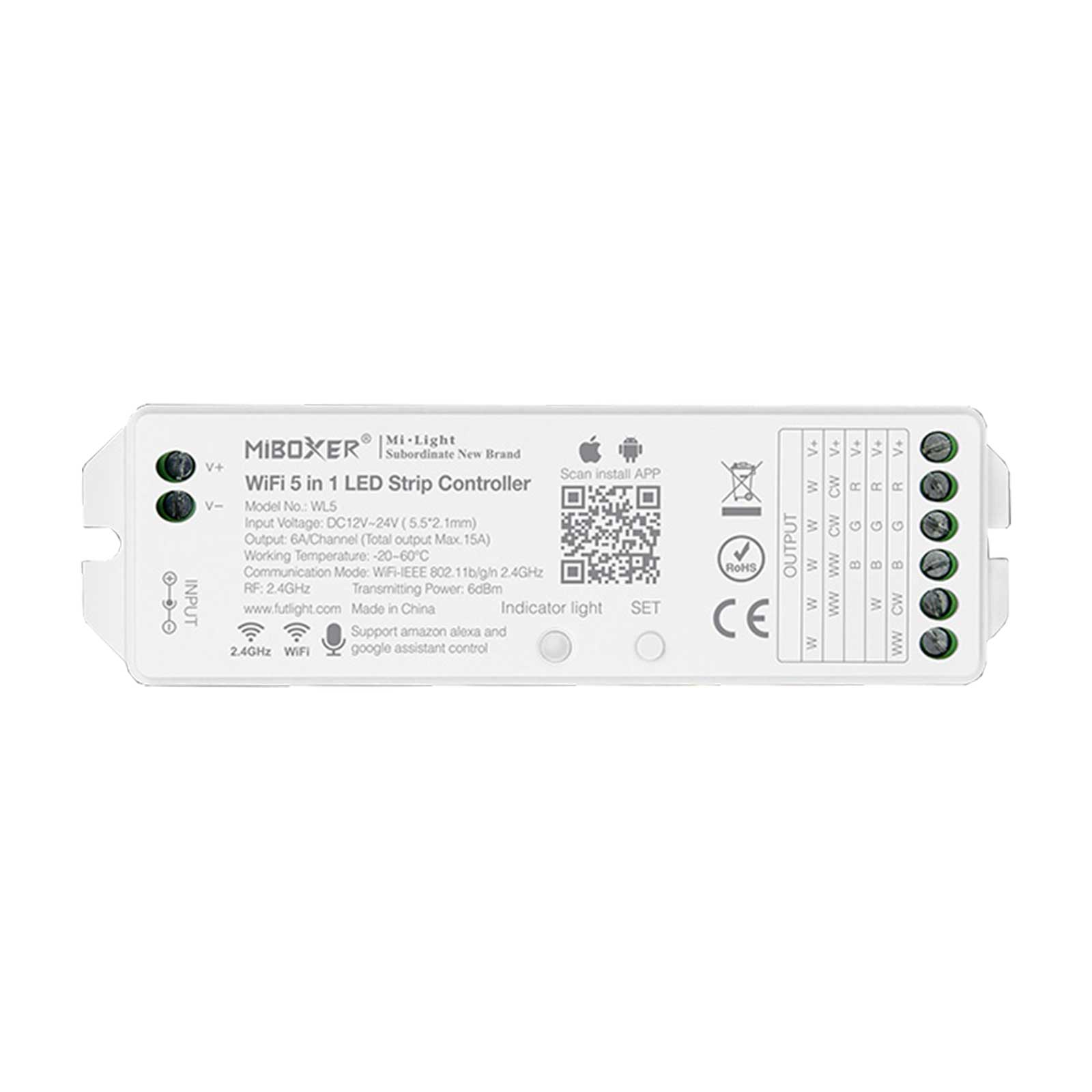 Miboxer WiFi LED szalag vezérlő 5 in 1