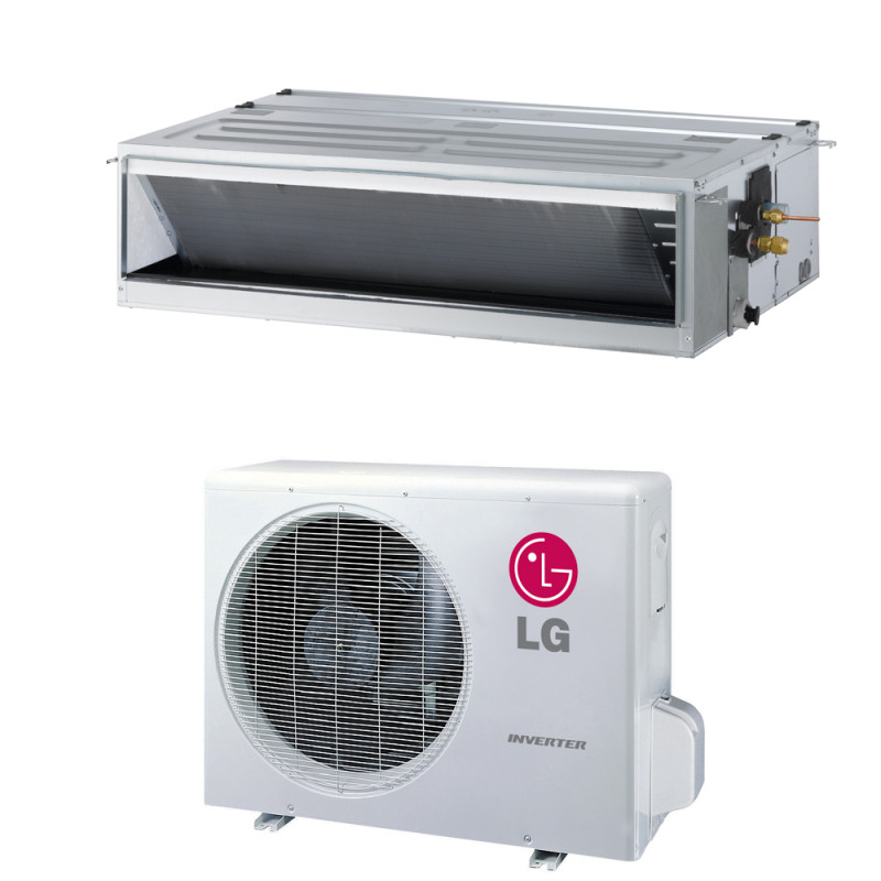 LG UM36F/UUD3 standard légcsatornázható split klíma 10KW (R32; közepes nyomású, 3ph)