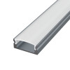 U alakú LED szalag profil SF1GR SZŰRKE színű eloxált opál fedővel