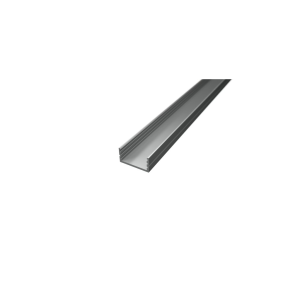 Alumínium LED szalag "U" profil SF8 (SZxM 19.8x10.1mm) ezüst eloxált fedő nélkül