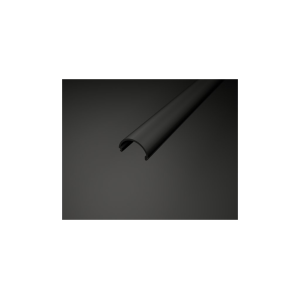 SF8 opál fekete félköríves fedő LED szalag profilhoz