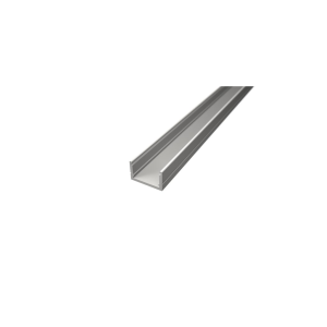 Alumínium LED szalag "U" profil SF8W (SZxM 19.8x10.1mm) fehér eloxált fedő nélkül