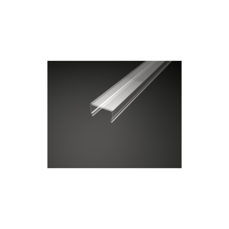 SF9 opál transzparens magasított fedő LED szalag profilhoz