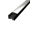 U alakú SF11W LED szalag profil fekete eloxált fekete fedővel (16.6x10.6mm)