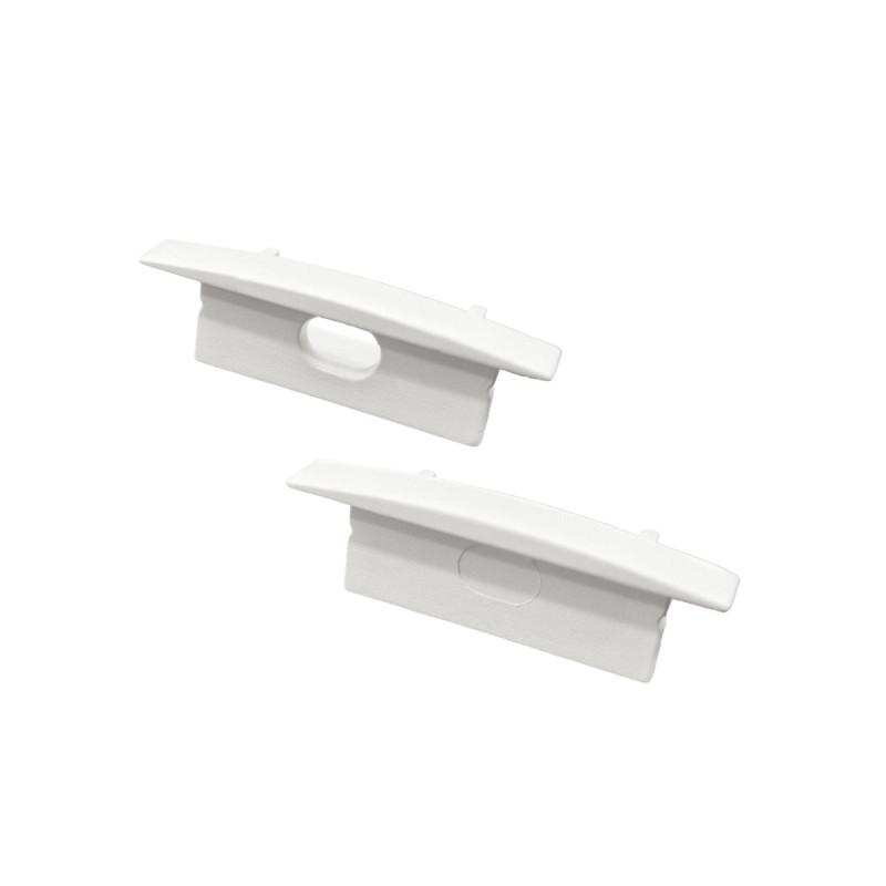 Végzáró RC3 fekete eloxált alumínium LED profilhoz 