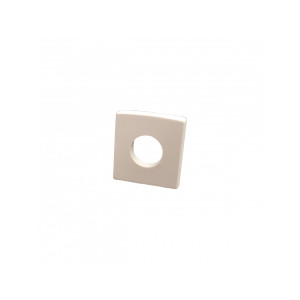 Végzáró R10 süllyesztett LED szalag profilhoz lyukas szürke műanyag