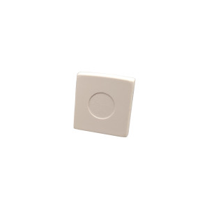 Végzáró R10 süllyesztett LED szalag profilhoz szürke műanyag