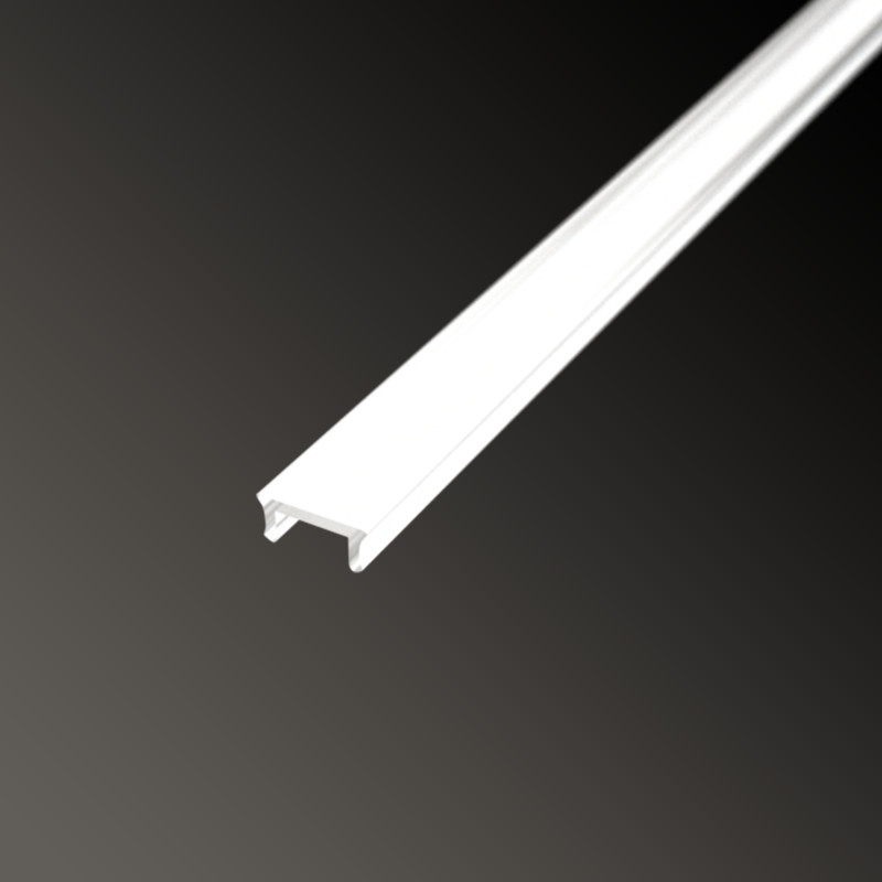 Gipszkartonba süllyeszthető Alumínium LED szalag profil R10 negatív sarok ezüst eloxált fedő nélkül