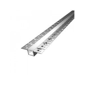 Flexibilis gipszkarton alumínium LED szalag profil R14 (SzxM 57.3x13.1mm) eloxált ezüst fedő nélkül