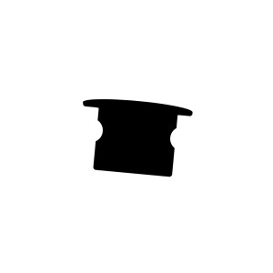 R16B végzáró fekete