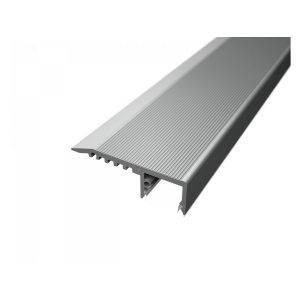 Lépcső világításhoz Alumínium LED szalag profil ezüst eloxált fedő nélkül