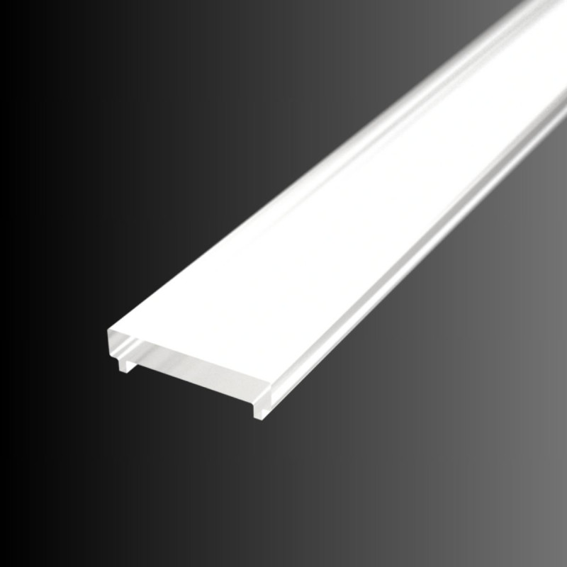 Lépésálló opál fedő F4 LED szalag profilhoz
