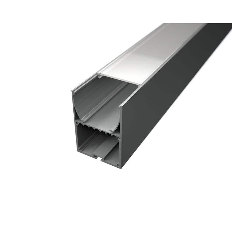 LEDPROFILES Függesztett alumínium LED lámpa profil LP411 opál fedővel 