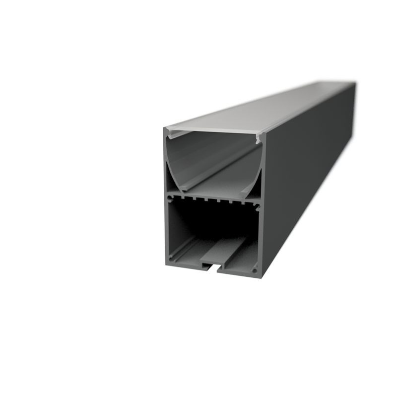 LEDPROFILES Függesztett alumínium LED lámpa profil LP411 opál fedővel 