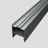 Függeszthető SP1 lámpa LED szalag profil alsó-felső (indirekt) világítással 49x60mm eloxált ezüst