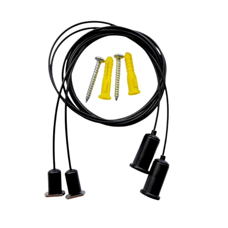 Függesztő szett SP1 lámpa LED szalag profilhoz 150cm fekete