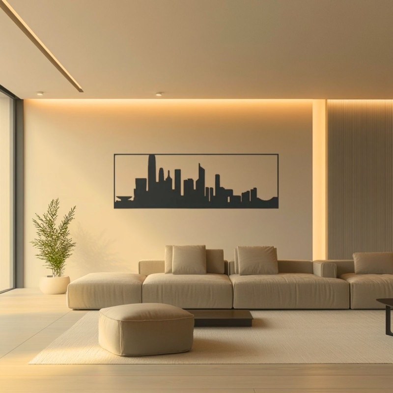 MAXI gipszkarton mennyezeti-oldalfali LED szalag profil rejtett világításhoz 24mm eloxált ezüst