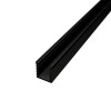 U alakú Mini LED szalag profil 7,8x9mm eloxált fekete