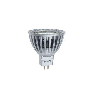 LED lámpa 12V DC MR16 foglalat 6 Watt 2700K 50°