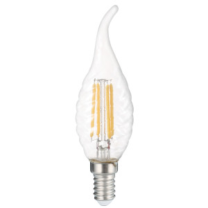 LED TWIST CANDLE TIP C35 4W 400LM E14 220-240V 2700K - FILAMENT