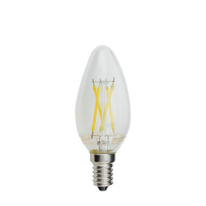 LED CANDLE C35 4W 400LM E14 175-265V 4500K FILAMENT