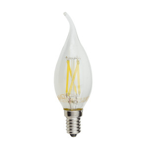 LED CANDLE C35 4W 400LM E14 175-265V 4500K - TIP FILAMENT