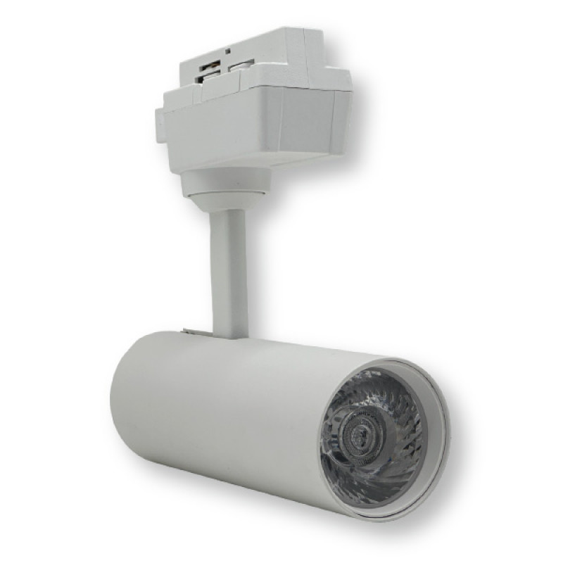 LED TRACK LIGHT 12W 220V BRIDGELUX COB CHIP 1200LM 4000K WHITE BODY