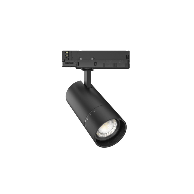 LED TRACK LIGHT 20W/25W/30W CCT-(3000K/4000K/5000K) BRIDGELUX COB CRI>90 90LM/W 220-240V - BLACK BODY