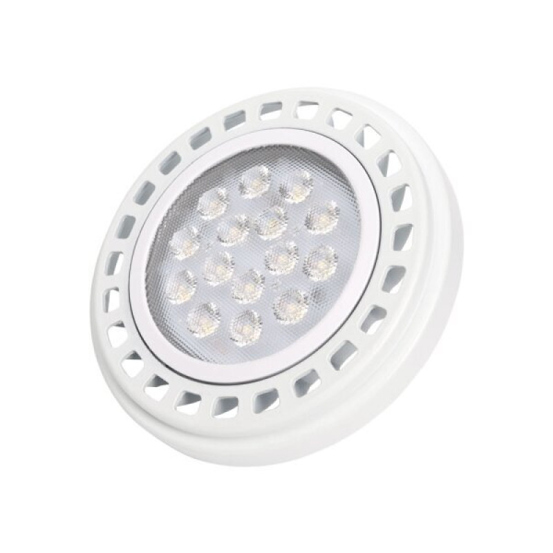 LED AR111/GU10 15W 1200LM AC175-265V 30° 4500K - ALUMINIUM