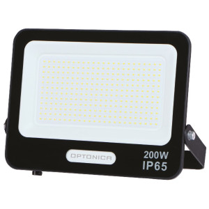 LED SMD FLOODLIGHT BLACK 300W 90lm/W AC180-265V 120° IP65 4000K - 30cm CABLE