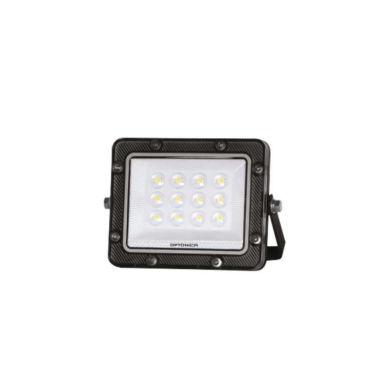 LED LUMILEDS SMD REFLEKTOR FEKETE 10W 100lm/W AC180-265V 90° IP65 3000K MELEG FEHÉR - 30cm KÁBELLEL