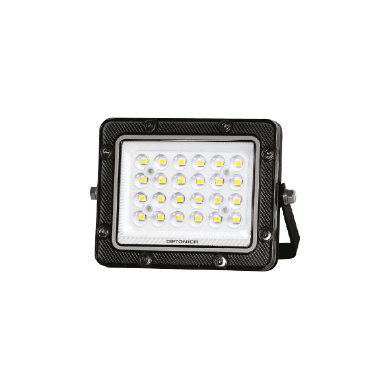 LED LUMILEDS SMD REFLEKTOR FEKETE 20W 100lm/W AC180-265V 90° IP65 3000K MELEG FEHÉR - 30cm KÁBELLEL