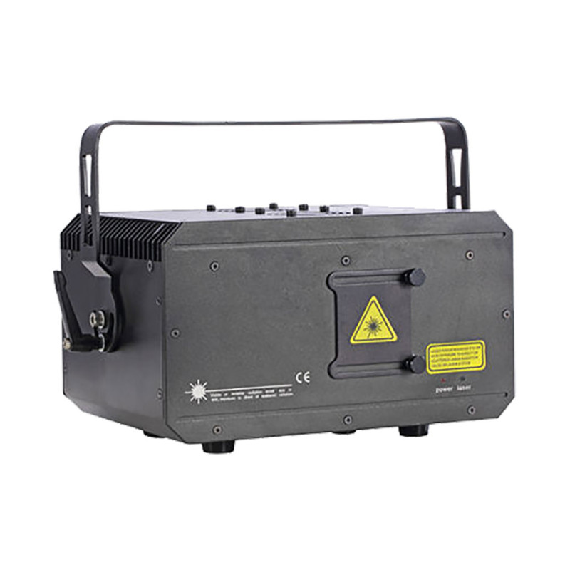 1W RGB FullColor Színpadi Animációs Lézer lámpa DMX, ILDA