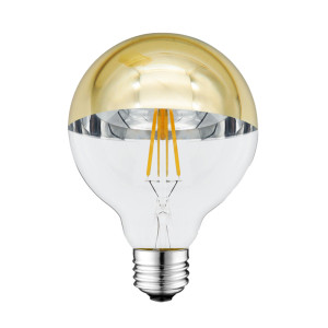 LED BULB G95 7W 800LM 2700K E27 175-265V HALF GOLDEN GLASS