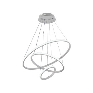 RINGS DESIGN kör lámpák LED világítással LED világítással 78W 4480LM FEHÉR CCT 3000K-6000K Fényerőszabályozással és távirányítóval